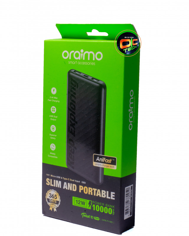 ORAIMO 10000MAH POWERBANK  OPB-P118D