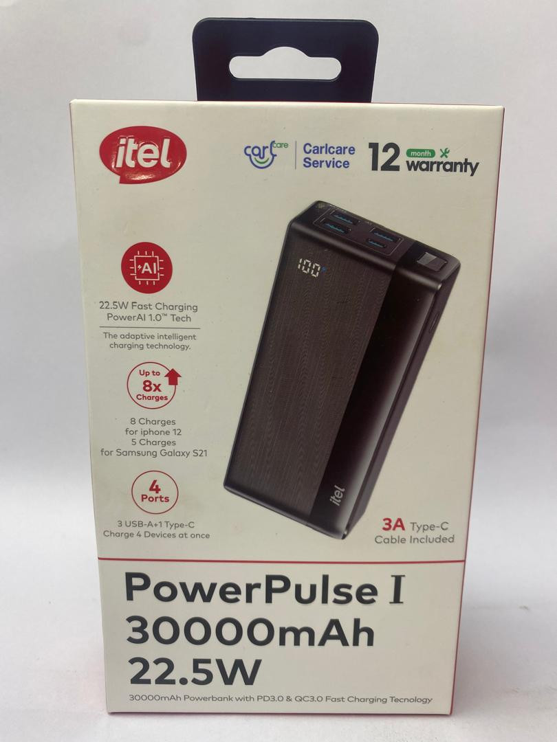 ITEL 30000MAH POWERBANK